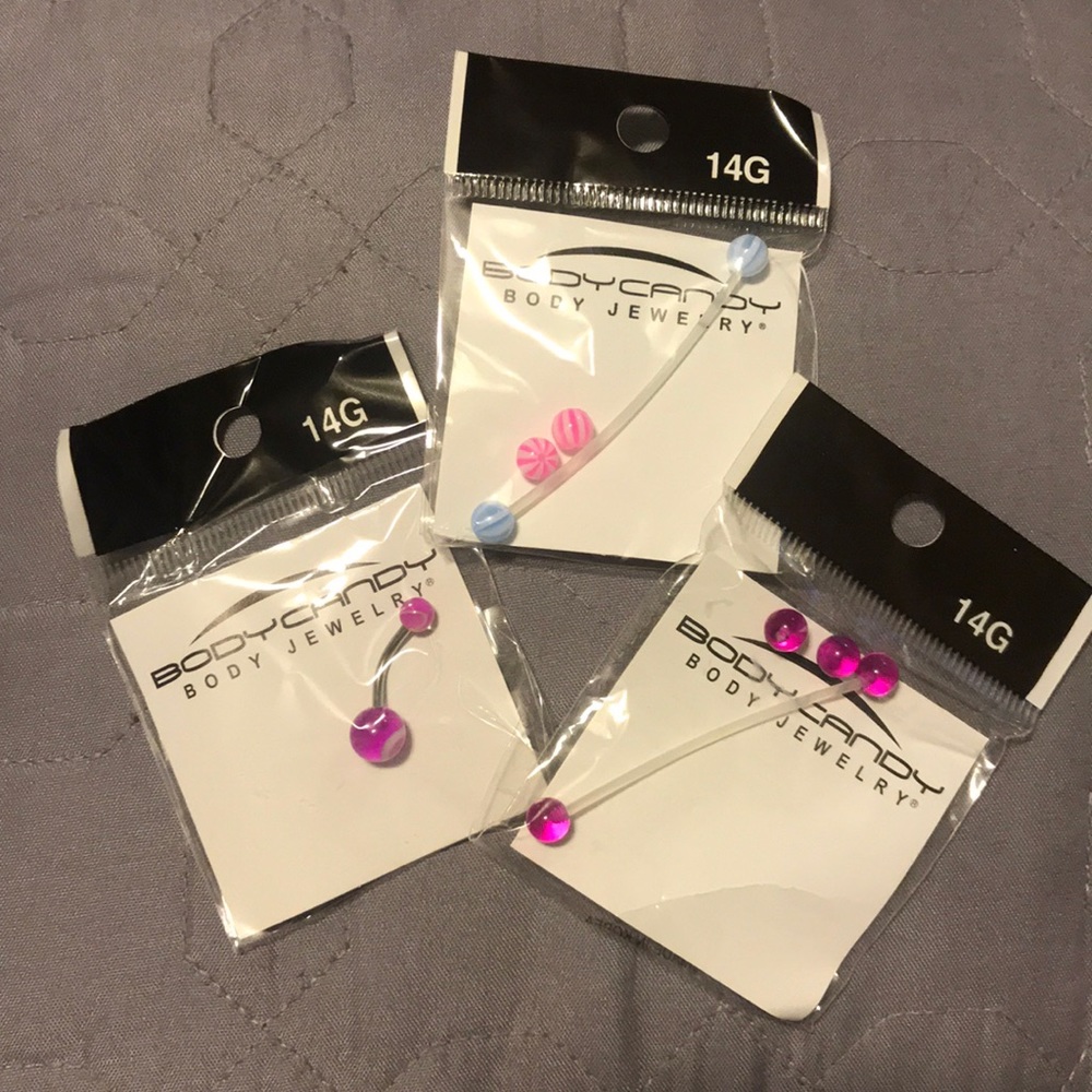 *BRAND NEW BUNDLE DEAL*  3 Belly Rings